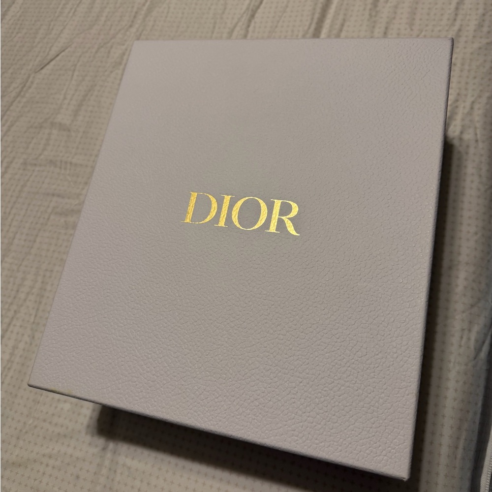 Dior Cream and Black Fuzzy Sandals - Picture 5 of 6